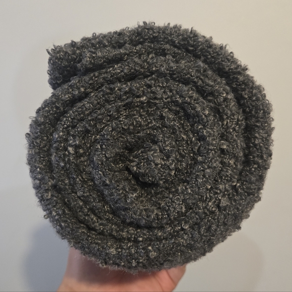 SANDBRODD Anthracite Throw Blanket - Picture 7 of 8